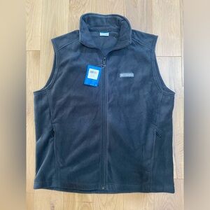Columbia fleece vest large new with tags
